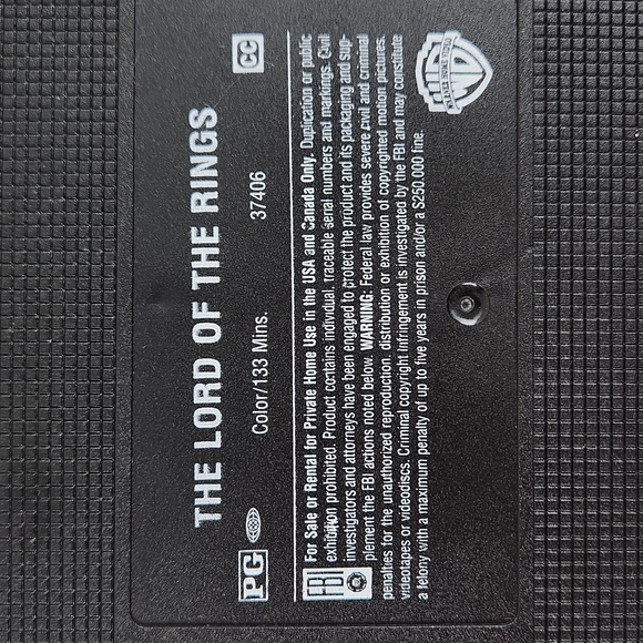 The Lord Of The Rings Animated 1978 VHS from 2001 WB - Picture 14 of 17